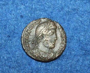 Römische Münze Valens, 364 – 378 Bronzemünze 156.34.2.
