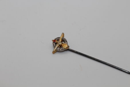 Jugoslawien Bordmechaniker Abzeichen mit Miniatur, Silber punziert – Bild 6