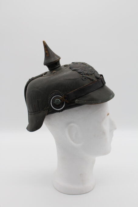 Preußen 1. Weltkrieg Pickelhaube um 1916 mit grauer Farbe – Bild 8