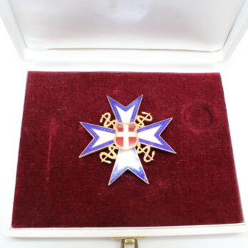 Verdienstkreuz Silber Ärztekammer für Wien, Silber Punze – auf der Rückseite