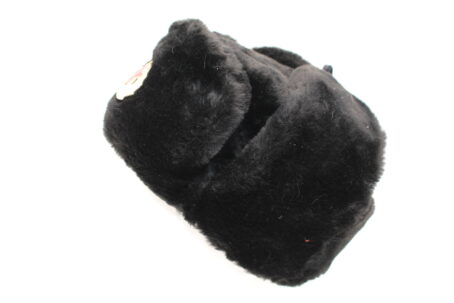 Kunstfell Mütze *schwarz* – Bild 3