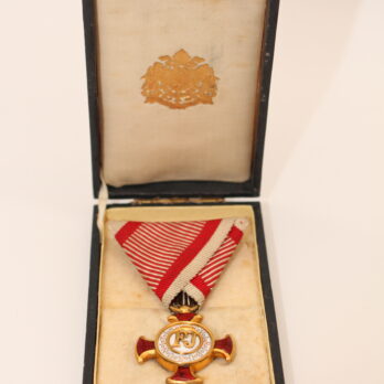 Goldenes Verdienstkreuz ohne Krone, Bronze vergoldet