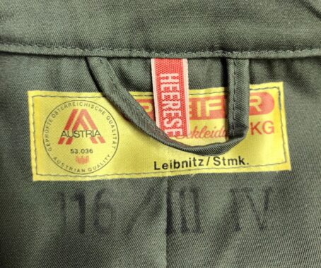 Bundesheer "Wachmeister" Rock + Hose + Staubmantel – Bild 12