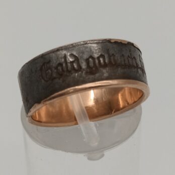 KuK patriotischer Ring Gold gab ich für Eisen 1914