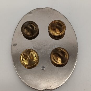 Schießabzeichen des Militär Fallschirmspringer Verbundes für Pistole Silber