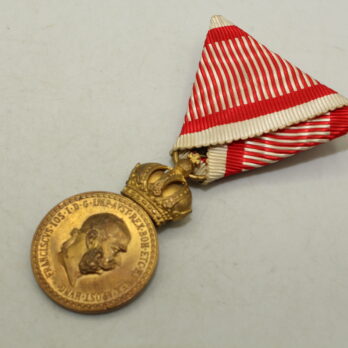 Kaiser Franz Josef Bronze Militärverdienstmedaille Signum Laudis