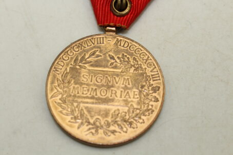 Kaiser Franz Josef Sinum Memoriae Jubiläums Erinnerungsmedaille 1898 – Bild 3
