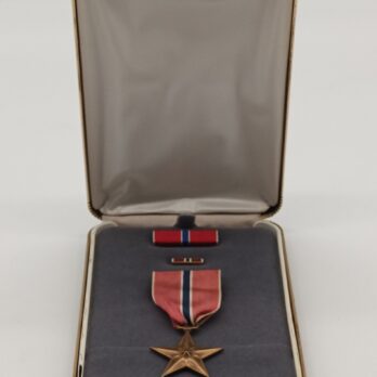 USA Bronze Star im Etui mit Miniatur