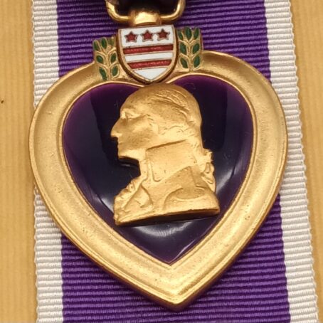 USA Purple Heart im Etui mit Miniatur – Bild 4