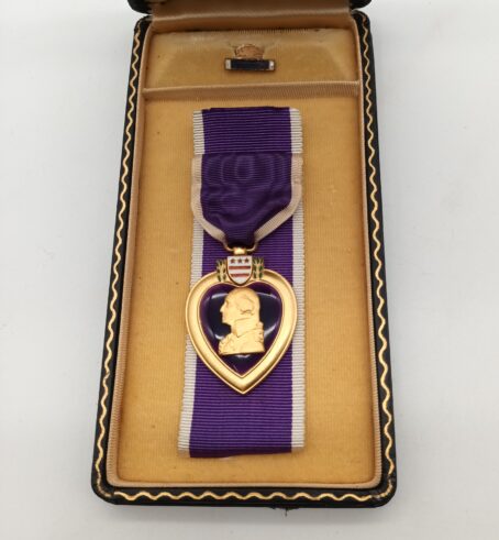 USA Purple Heart im Etui mit Miniatur – Bild 2