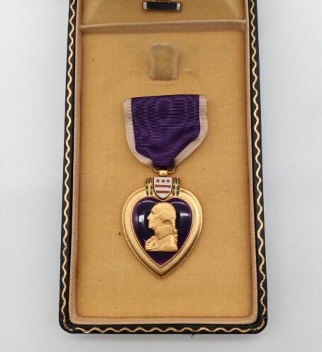 USA Purple Heart im Etui mit Miniatur – Bild 3