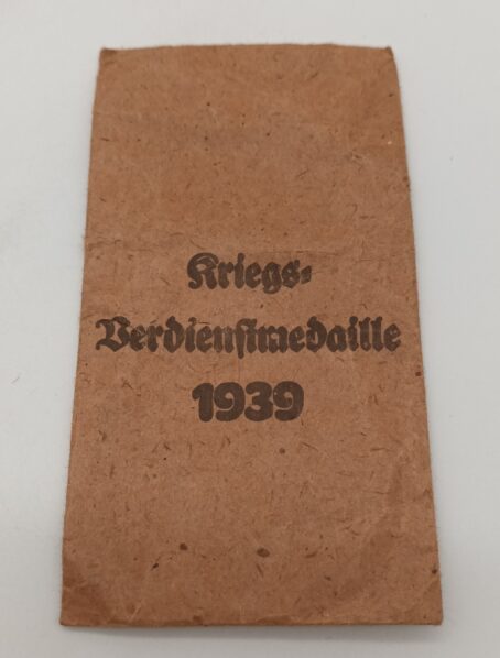 Tüte für Kriegsverdienstmedaille 1939