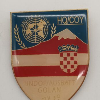 Auslandseinsätze HQ/COY UNDOF/AUSBATT GOLAN, mit Kroatien, Trägernummer 984, AE408