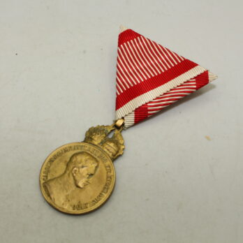 Militärverdienstmedaille Bronze Signum Laudis Kaiser Karl, Randstempel Bronze