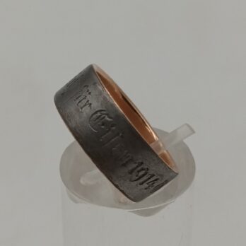 Patriotischer Ring Gold gab ich für Eisen, 1914