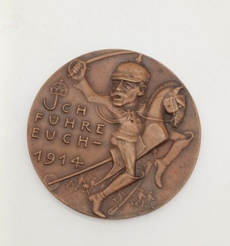 Spottmedaille von Karl Goetz, Ich führe Euch herrlichen Zeiten entgegen, Kienast, 57,51g – Bild 3