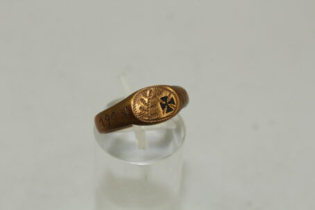 Patriotischer Ring 1914 - 1916 mit eisernem Kreuz – Bild 2