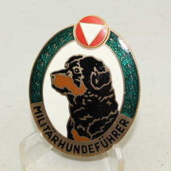 ÖBH Militärhundeführer Abzeichen Hersteller R. Souval