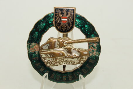 ÖBH Panzer Fahrausbilder 1962 Emaille Stück