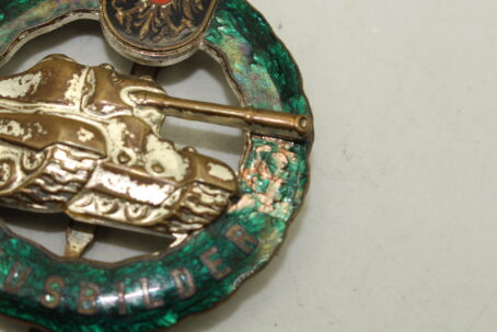 ÖBH Panzer Fahrausbilder 1962 Emaille Stück – Bild 5