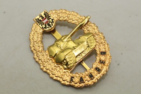 ÖBH Leistungsabzeichen Panzerfahrer Gold Hersteller Souval – Bild 2