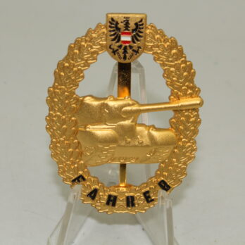 ÖBH Leistungsabzeichen Panzerfahrer Gold Hersteller Roma 94