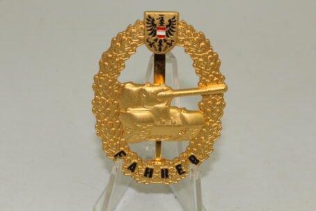 ÖBH Leistungsabzeichen Panzerfahrer Gold Hersteller Roma 94