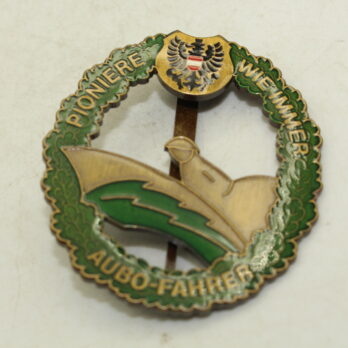 ÖBH Leistungsabzeichen Verwendungsabzeichen Pionier AUBO Fahrer Variante