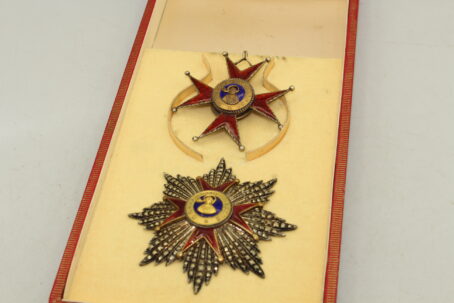 Vatikan St. Gregorius Orden Großkreuz Stern Kleinod und Etui – Bild 2