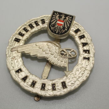 ÖBH Leistungsabzeichen Heeres Kraftfahrer Silber Ausführung 1959
