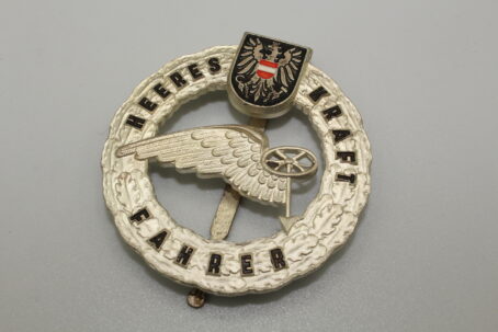ÖBH Leistungsabzeichen Heeres Kraftfahrer Silber Ausführung 1959