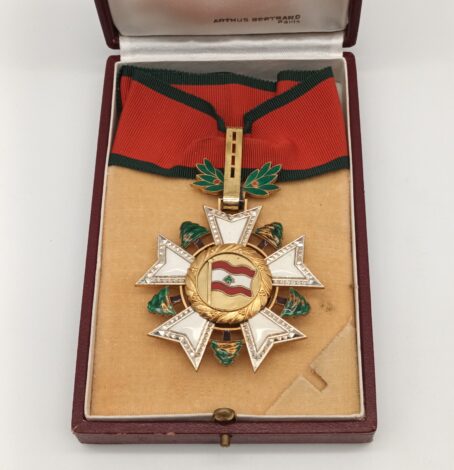 Libanon, Nationaler Zedernorden Kommandeursdekoration Gegründet 31.12. 1936 – Bild 6