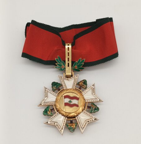 Libanon, Nationaler Zedernorden Kommandeursdekoration Gegründet 31.12. 1936 – Bild 4