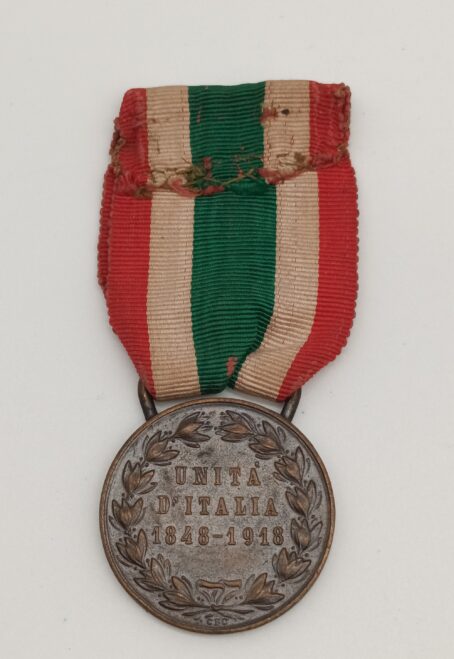 Italienische Medaille zur Einigung Italiens 1848 - 1918 (Original) – Bild 4