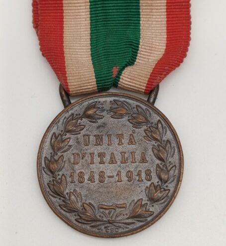 Italienische Medaille zur Einigung Italiens 1848 - 1918 (Original) – Bild 5