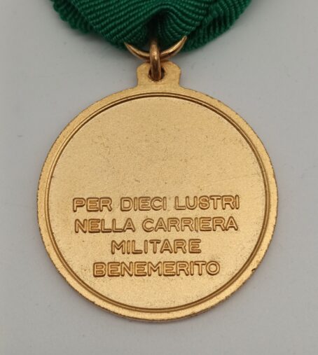 Italienische Militärmedaille "S. Maurizio" für 50 Dienstjahre (1954) – Bild 7