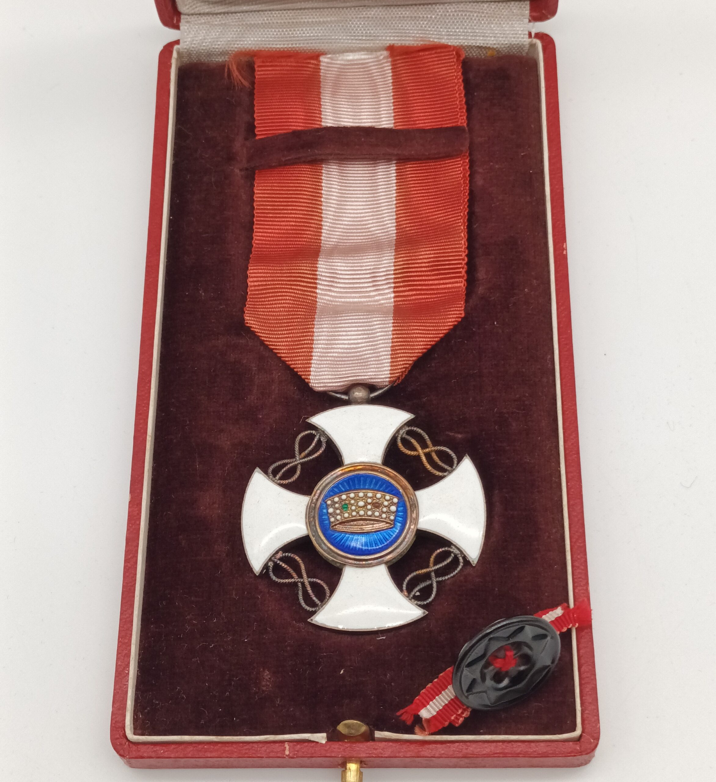 Orden der Krone von Italien – Ritterkreuz im Originaletui (Silber – Bild 7