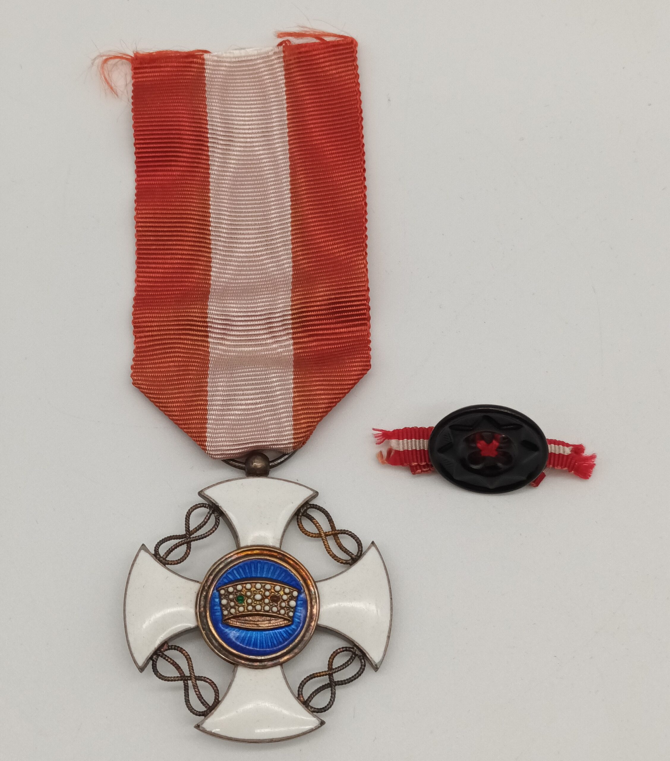 Orden der Krone von Italien – Ritterkreuz im Originaletui (Silber – Bild 2