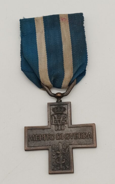 Italien – Kriegsverdienstkreuz 1918 (Croce al Merito di Guerra), König Viktor Emanuel III. – Bild 4