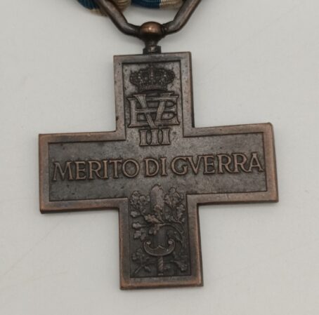 Italien – Kriegsverdienstkreuz 1918 (Croce al Merito di Guerra), König Viktor Emanuel III. – Bild 5