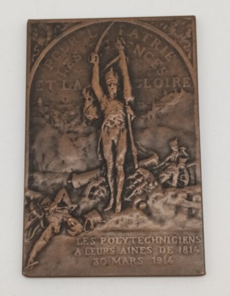 Frankreich – Erinnerungsplakette École Polytechnique 1814–1914