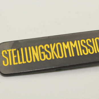 ÖBH Funktionsabzeichen Schild Stellungskommission
