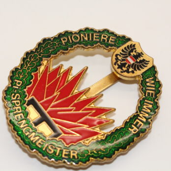 ÖBH Pionier Sprengmeister Abzeichen R. Souval