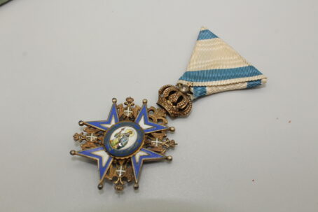 Serbien St. Sava Orden 4. Klass im Etui – Bild 2