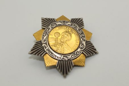 Bogdan Khmelnitsky Orden 1. Klasse Soviet Order, 20g Gold!!! – Bild 8