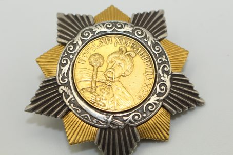 Bogdan Khmelnitsky Orden 1. Klasse Soviet Order, 20g Gold!!! – Bild 7