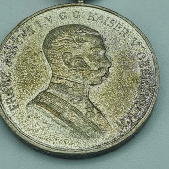 Tapferkeitsmedaille 2. Klasse Silber (Zink-versilbert) Kaiser Franz Josef